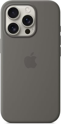 Apple iPhone 16 Pro szilikon tok MagSafe kőszürke - stone grey, iPhone 16 Pro 2