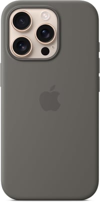 Apple iPhone 16 Pro szilikon tok MagSafe kőszürke - stone grey, iPhone 16 Pro 1