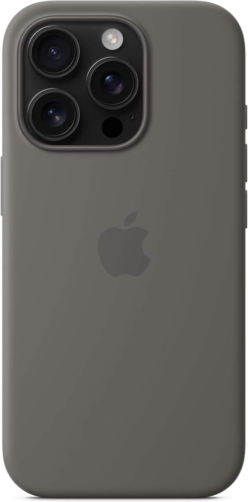Apple iPhone 16 Pro szilikon tok MagSafe kőszürke - stone grey, iPhone 16 Pro