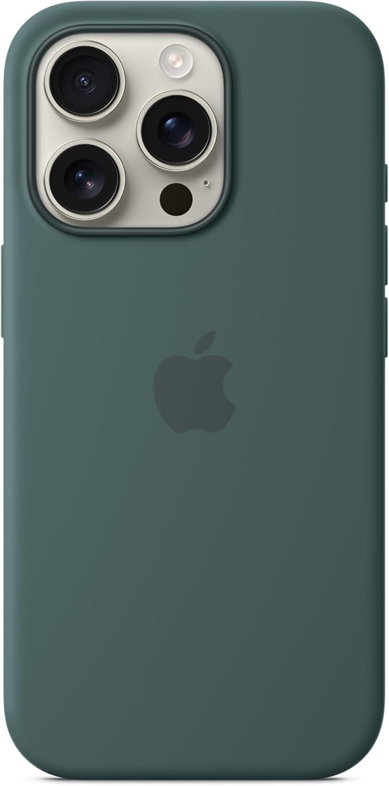 Apple iPhone 16 Pro szilikon tok MagSafe-vel tópart zöld