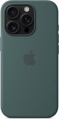 Apple iPhone 16 Pro szilikon tok MagSafe-vel tópart zöld 4