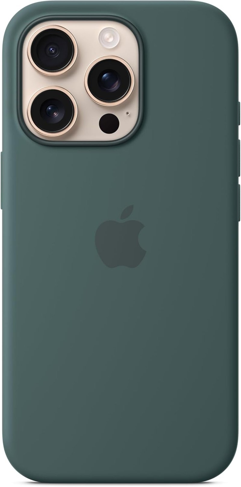 Apple iPhone 16 Pro szilikon tok MagSafe-vel tópart zöld