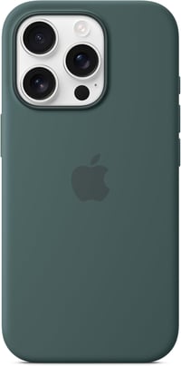 Apple iPhone 16 Pro szilikon tok MagSafe-vel tópart zöld 3
