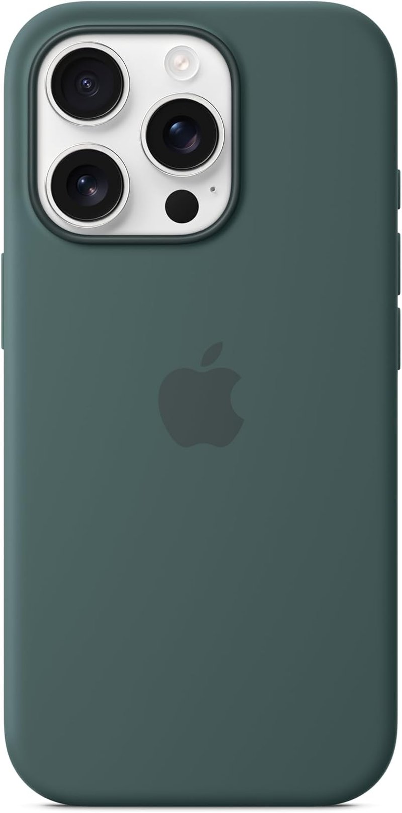 Apple iPhone 16 Pro szilikon tok MagSafe-vel tópart zöld