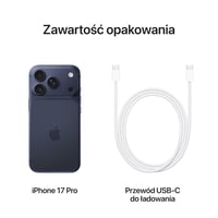 Apple iPhone 17 Pro 512 GB Mélytengeri Kék - 6,3 colos ProMotion kijelző, A19 Pro chip, Fusion kamerarendszer 6