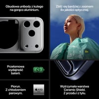 Apple iPhone 17 Pro 512 GB Mélytengeri Kék - 6,3 colos ProMotion kijelző, A19 Pro chip, Fusion kamerarendszer 4