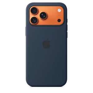 Silikonska maska s MagSafe-om za Apple iPhone 17 Pro Max – Ponoćno crna