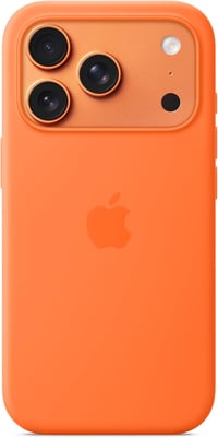 Apple iPhone 17 Pro szilikon tok MagSafe-fel - narancssárga 1