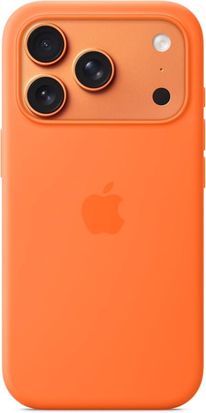 Silikonska maska za Apple iPhone 17 Pro s MagSafeom - narančasta