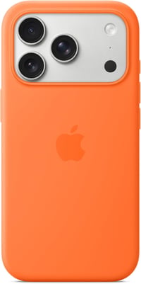 Apple iPhone 17 Pro szilikon tok MagSafe-fel - narancssárga 2