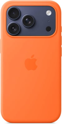 Apple iPhone 17 Pro szilikon tok MagSafe-fel - narancssárga 3