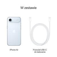 Apple iPhone Air 512 GB – nebesky modrý, 6,5-palcový ProMotion 120 Hz displej, čip A19 Pro, celodenná výdrž batérie, najtenší iPhone všetkých čias 6