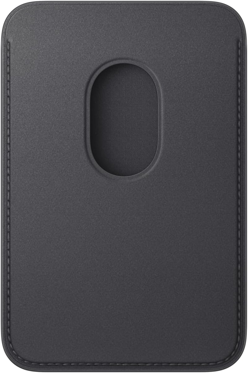 Apple iPhone MagSafe Fabric Pénztárca Fekete - Black