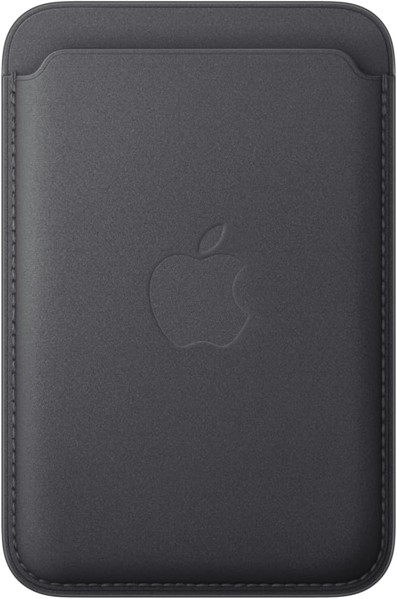 Apple iPhone MagSafe Fabric Pénztárca Fekete - Black