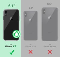 Prozirna maska za Apple iPhone XR sa sjajnim šljokicama, otporna na udarce, s prstenom 2