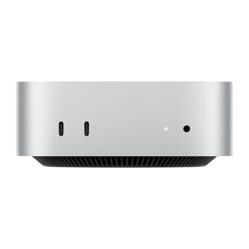 Stolný počítač Apple Mac mini M4, 10-jadrové CPU/GPU – 24 GB RAM, 512 GB SSD – strieborný