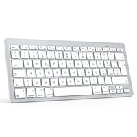 Tastatură Bluetooth OMOTON argintie compatibilă cu Apple MacBook, cu layout italian QWERTY 1