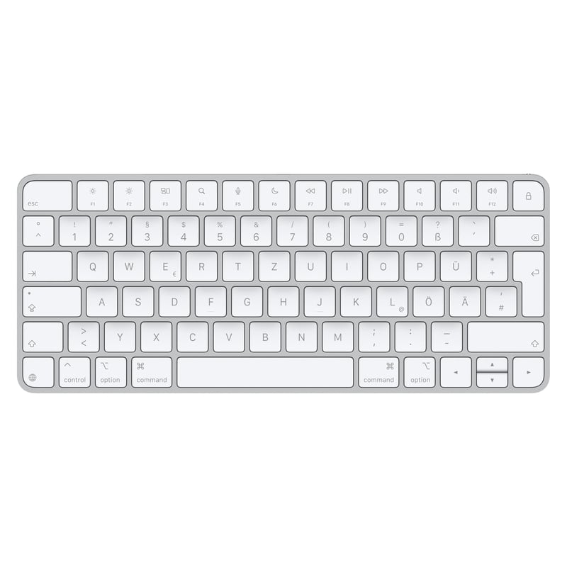 Klávesnica Apple Magic Keyboard s nemeckým rozložením – bezdrôtová Bluetooth klávesnica kompatibilná s Macom a iPadom