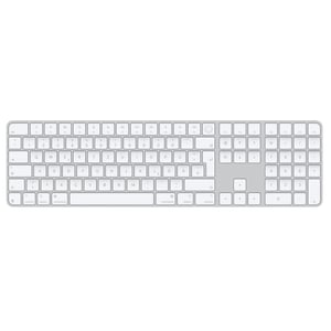 Apple Magic Keyboard s Touch ID-jem i numeričkom tipkovnicom za Mac s Apple čipom – Njemački raspored tipki – Bijele tipke
