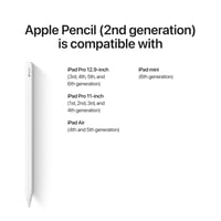 Apple Pencil 2. generációs érintőceruza iPad Pro és iPad Air készülékekhez – MU8F2AM/A modell 5