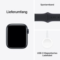 Inteligentné hodinky Apple Watch SE (2. generácia, 2023) GPS 40 mm, polnočná hliníková verzia, bez remienka, neúplné balenie — chýba remienok (stav: pozri 2. obrázok) 8