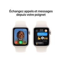 Inteligentné hodinky Apple Watch SE (2. generácia) GPS 40 mm s hliníkovým puzdrom vo farbe polárna hviezdica a športovým remienkom vo veľkosti S/M – sledovanie fitness a spánku 4