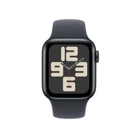 Apple Watch SE generația a 2-a GPS 40mm carcasă din aluminiu Midnight cu brățară sport Midnight mărimea S/M monitorizare ritm cardiac monitorizarea somnului detectare accident Retina 2