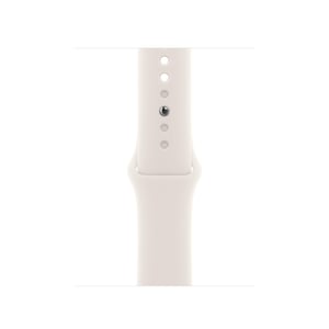 Apple Watch sportski remen – 40 mm – boja polarne svjetlosti (Starlight) – veličina S/M