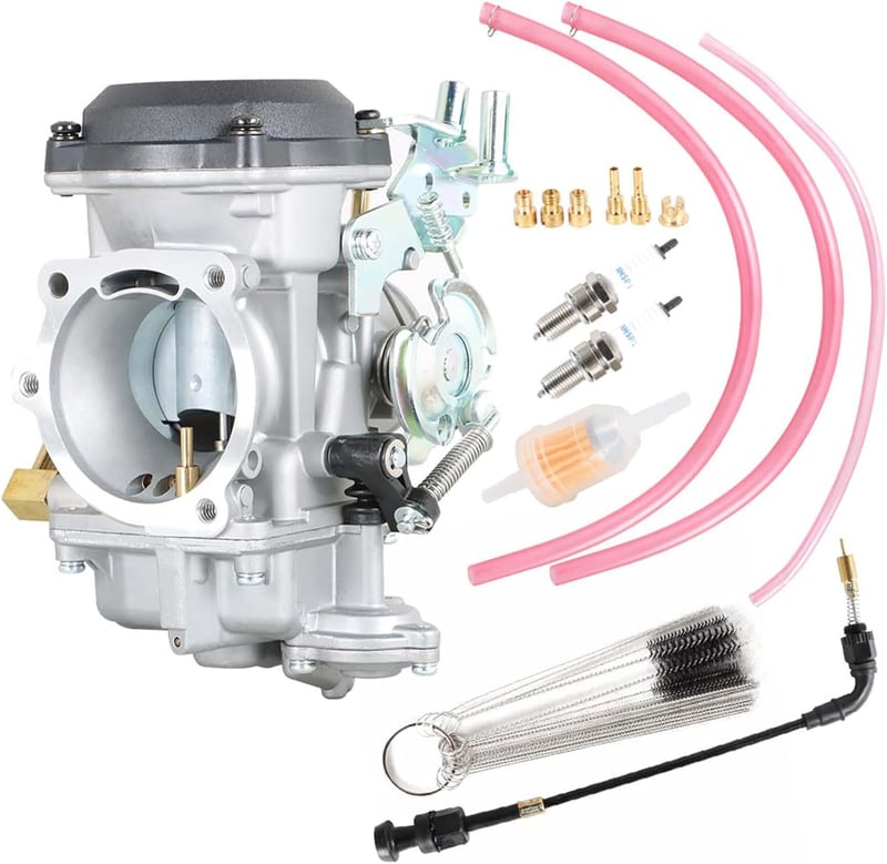 Apriciter CV 40mm Karburátor - Kompatibilis Softail, Dyna, Touring, Sportster 883, XL883, 1200, XL1200 Modellekkel - Alumínium Alkatrész Sze