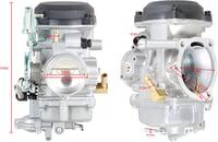 Apriciter CV 40mm Karburátor - Kompatibilis Softail, Dyna, Touring, Sportster 883, XL883, 1200, XL1200 Modellekkel - Alumínium Alkatrész Sze 7