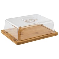 APS 820 bambusz tálca fedővel - 24x18,5 cm 1