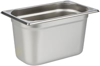 APS Gastronorm GN 1/4 rozsdamentes acél tálca 26,4x16,2 cm 1