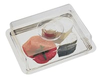 APS Rozsdamentes Torta és Sajttál 27x18 cm Magasság 7 cm 4