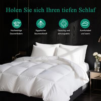 APSMILE Lúd Pehelytöltésű Téli Paplan 135x200 cm Egyiptomi Pamut 2
