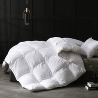 APSMILE Téli Luxus Pehelypaplan 240x260 cm - Libatoll Töltetű Hotel Kollekció, Dupla Ágyhoz, 8 Sarokfüllel, Fehér, Extra Meleg 1