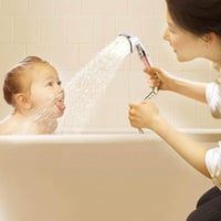 APzek LED zuhanyfej 7 színű, magas nyomás, negatív ion szűrő, vízspórlás 6