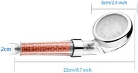 APzek LED zuhanyfej 7 színű, magas nyomás, negatív ion szűrő, vízspórlás 5