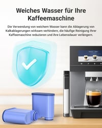 AQUA CREST vízszűrő Philips AquaClean CA6903 Saeco kávéfőzőhöz, PFAS csökkentő 5