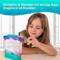 Súprava Aqua Dragons Underwater World – Vypestuj si živé vodné tvory, 400 ml akvárium, krmivo, pipeta a lyžička, od 6 rokov 2