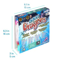 Súprava Aqua Dragons Underwater World – Vypestuj si živé vodné tvory, 400 ml akvárium, krmivo, pipeta a lyžička, od 6 rokov 6