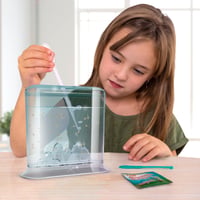 Set de animale de companie vii Aqua Dragons Underwater World pentru copii – ouă, hrană, linguriță, lupă – jucărie STEM, începând de la 6 ani, 17x6x18 cm 6