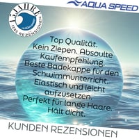 Set cască de înot din silicon Aqua Speed Bunt + prosop din microfibră – Multicolor, mărimea 50 – Cască de înot pentru adulți și copii, impermeabilă 7