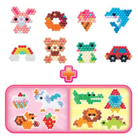 Aquabeads 35087 Kreatív štúdio – Súprava vodných korálikov v prenosnom kufríku, 900 korálikov v 25 farbách, od 4 rokov, bez nutnosti zažehľovania 4
