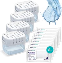 Aquafloow 4 db Páramentesítő + 8 db 280g Utántöltő Granulátum, Penészedés Elleni Védelem 1