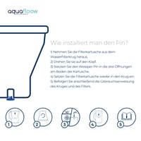 Aquafloow filter uložak za vodu 12 kom | Zamjenski filter kompatibilan s Brita Maxtra+ | Smanjuje klor i kamenac | Za Brita vrčeve za filtriranje vode 6