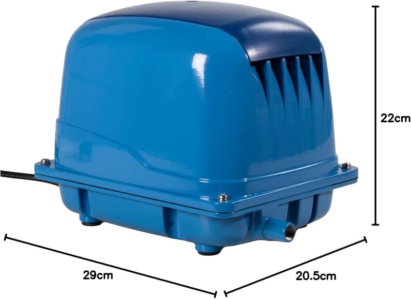 AquaForte AP-200 200W légpumpa medencékhez és tóhoz, 150m³-ig, 18mm csatlakozás - air pump, AP-200