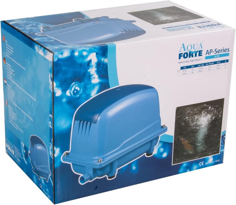 AquaForte AP-200 200W légpumpa medencékhez és tóhoz, 150m³-ig, 18mm csatlakozás - air pump, AP-200