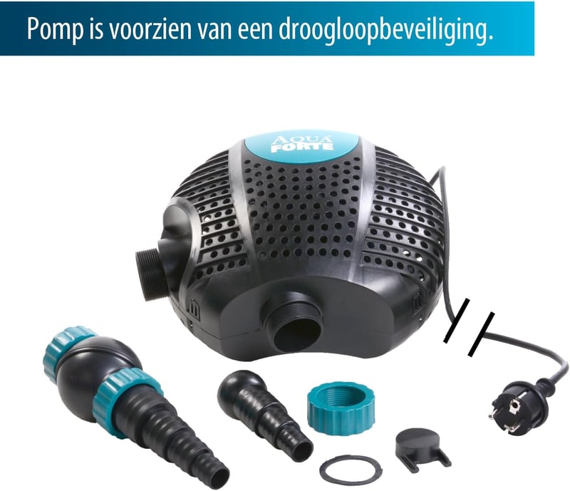 AquaForte O-13000 Plus kerti szivattyú 13 m³/h vízeséshez és szökőkúthoz - adjustable