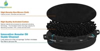 AquaHouse 2x CHF02F szénszűrő páraelszívóhoz 210mm FAR Fagor Faure 3
