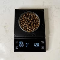 Aqualin LED digitális kávéskála 3kg, 0,1g pontosság, időzítővel, barista mérleg 4
